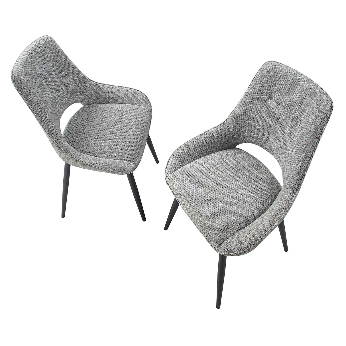 Thea Gray Side Chair, Set of 2 by Homelegance at Eve Furniture