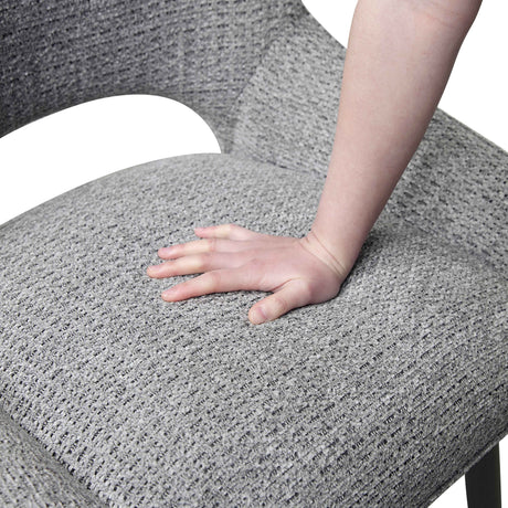 Thea Gray Side Chair, Set of 2 by Homelegance at Eve Furniture