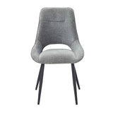 Thea Gray Side Chair, Set of 2 by Homelegance at Eve Furniture