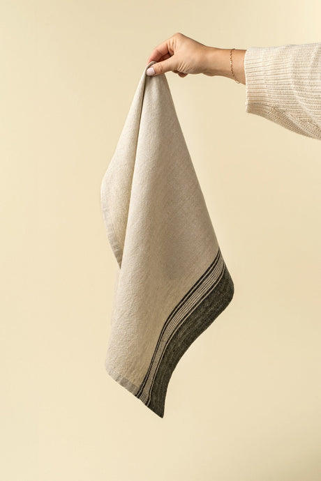 Thea Stripe Tea Towels S/2, Set of 2 by Mercana at Eve Furniture