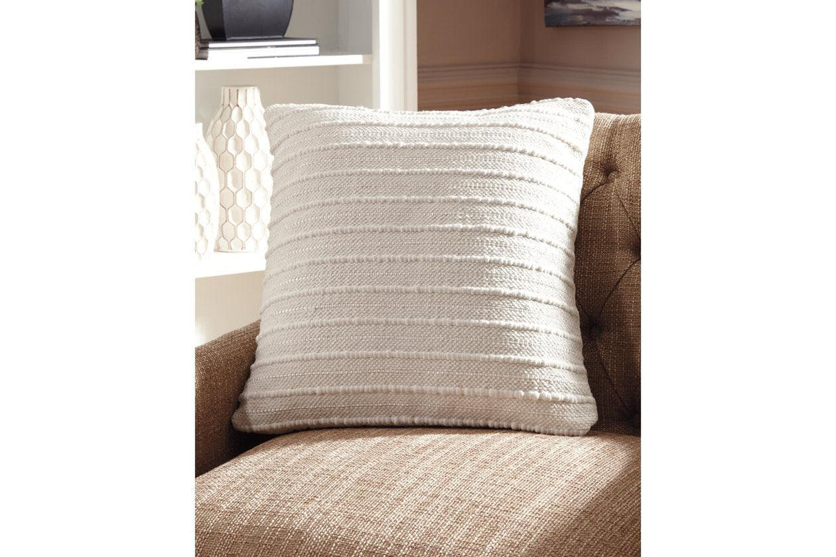 Theban Cream Pillow by Ashley at Eve Furniture