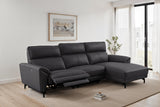 Themis Black Power Sectional with Right Chaise by Furniture of America at Eve Furniture