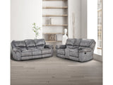 Themis Gray Sofa & Loveseat by Furniture of America at Eve Furniture