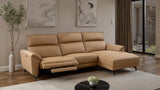 Themis Light Brown Power Sectional with Right Chaise by Furniture of America at Eve Furniture