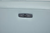 Themis Pale Blue Power Sectional with Right Chaise by Furniture of America at Eve Furniture