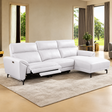 Themis White Power Sectional with Right Chaise by Furniture of America at Eve Furniture