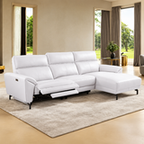 Themis White Power Sectional with Right Chaise by Furniture of America at Eve Furniture
