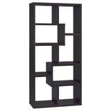 Theo Cappuccino 10-Shelf Bookcase