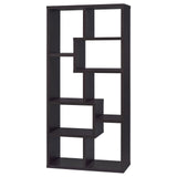 Theo Cappuccino 10-Shelf Bookcase