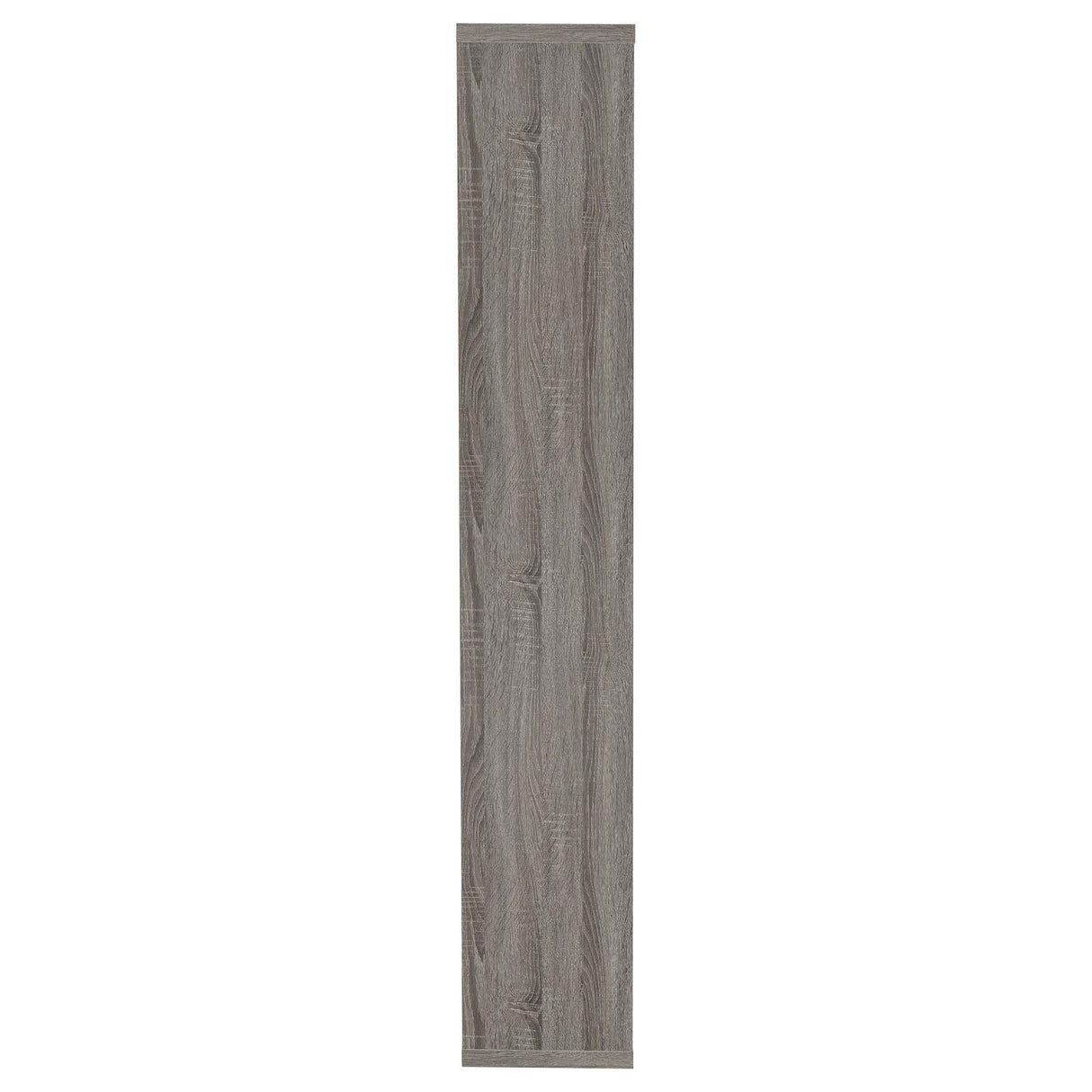 Theo Weathered Gray 10-Shelf Bookcase