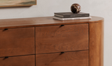 Theo 6 Drawer Dresser Brown by Moe's Home at Eve Furniture