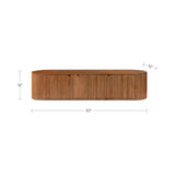 Theo Brown Media Bench by MOES at Eve Furniture