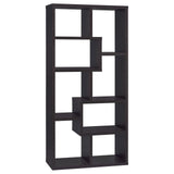 Theo Cappuccino 10-Shelf Bookcase by Coaster at Eve Furniture