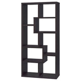 Theo Cappuccino 10-Shelf Bookcase by Coaster at Eve Furniture