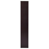 Theo Cappuccino 10-Shelf Bookcase by Coaster at Eve Furniture