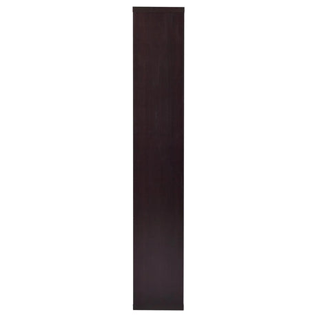 Theo Cappuccino 10-Shelf Bookcase by Coaster at Eve Furniture