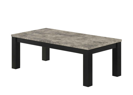 Theo Concrete/Black 3-Piece Cocktail Set by Crown Mark at Eve Furniture