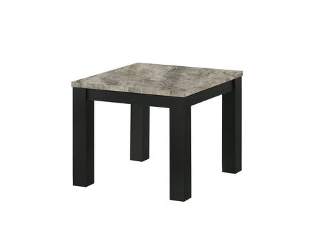 Theo Concrete/Black 3-Piece Cocktail Set by Crown Mark at Eve Furniture