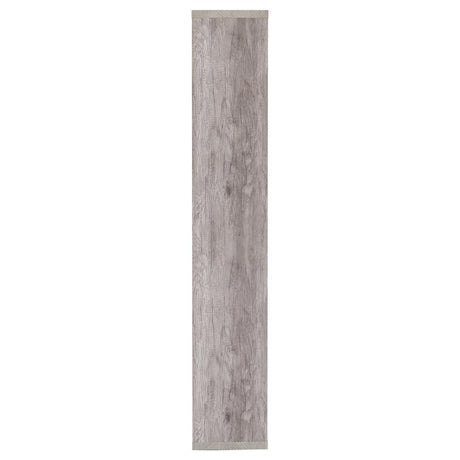 Theo Gray Driftwood 10-Shelf Bookcase by Coaster at Eve Furniture