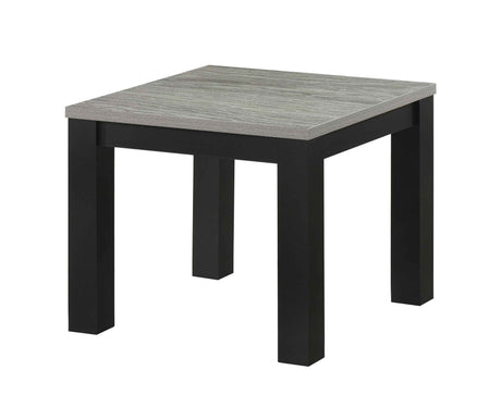 Theo Gray/Black 3-Piece Cocktail Set by Crown Mark at Eve Furniture