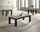 Theo Gray/Black 3-Piece Cocktail Set