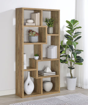 Theo Mango 71-inch 6-shelf Bookshelf by Coaster at Eve Furniture