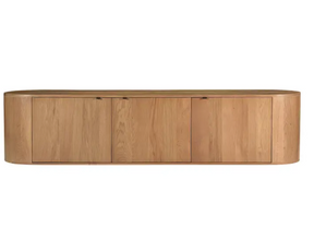 Theo Media Bench Natural by Moe's Home at Eve Furniture