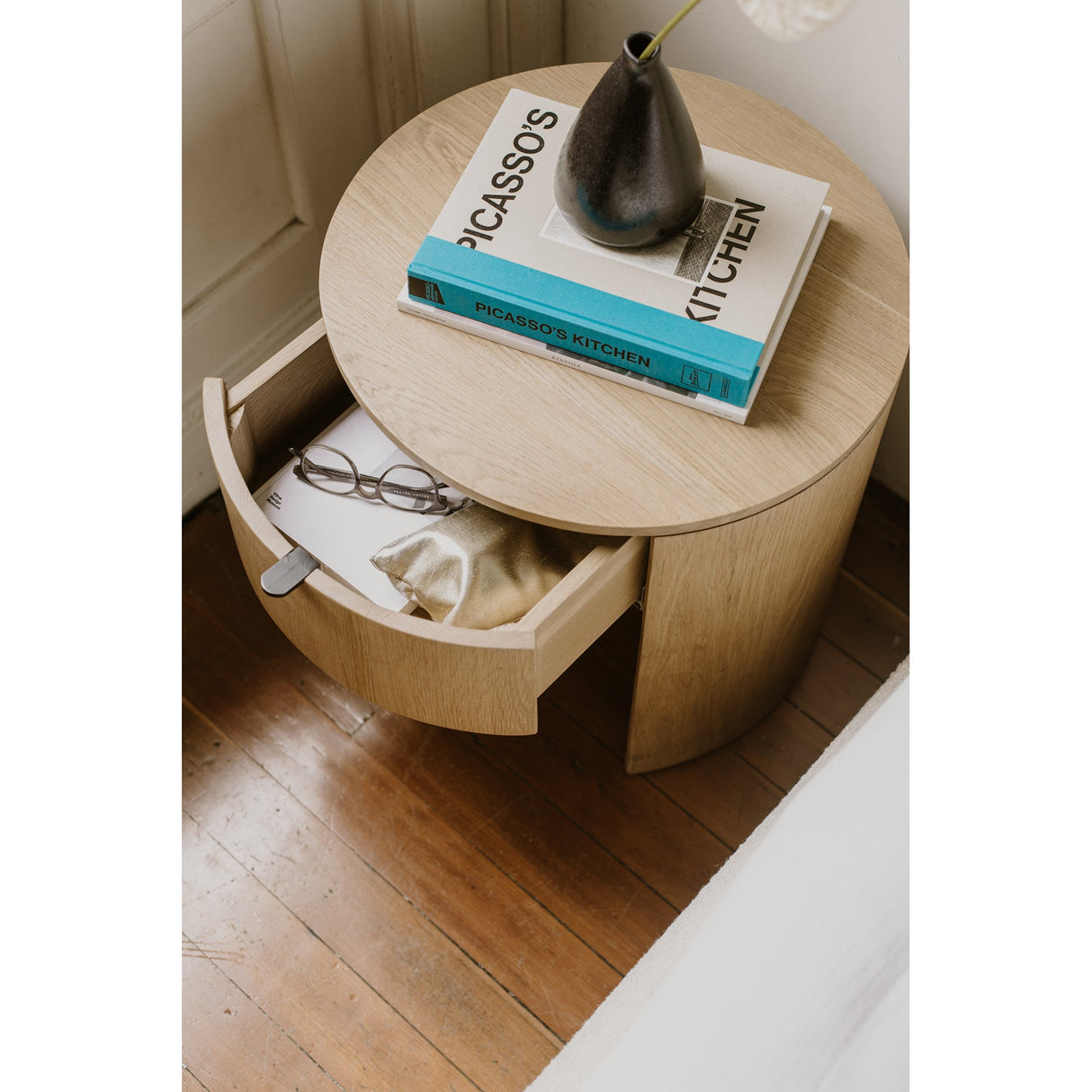 Theo Natural One Drawer Nightstand by Moe's Home at Eve Furniture