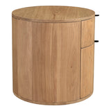 Theo Natural Two Drawer Nightstand by MOES at Eve Furniture