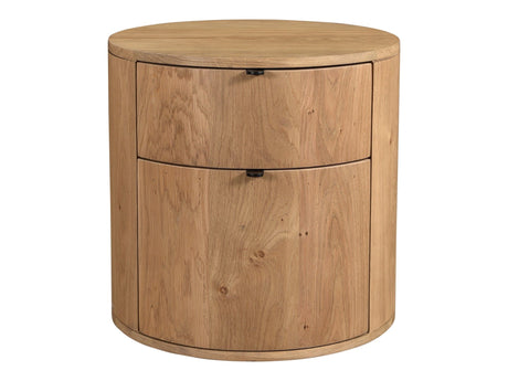 Theo Natural Two Drawer Nightstand by MOES at Eve Furniture