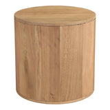 Theo Natural Two Drawer Nightstand