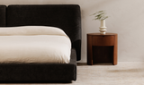 Theo One Drawer Nightstand Brown by Moe's Home at Eve Furniture