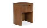 Theo One Drawer Nightstand Brown by Moe's Home at Eve Furniture