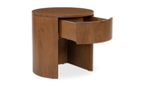 Theo One Drawer Nightstand Brown by Moe's Home at Eve Furniture