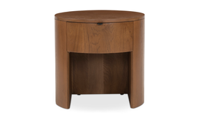 Theo One Drawer Nightstand Brown by Moe's Home at Eve Furniture