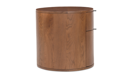 Theo Two Drawer Nightstand Brown by Moe's Home at Eve Furniture