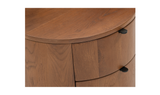 Theo Two Drawer Nightstand Brown by Moe's Home at Eve Furniture