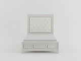 Theodora Pearl White California King Bed by Homelegance at Eve Furniture