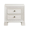 Theodora Pearl White Nightstand by Homelegance at Eve Furniture