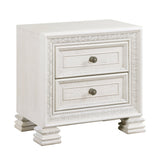 Theodora Pearl White Panel Bedroom Set by Homelegance at Eve Furniture