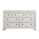 Theodora Pearl White Panel Bedroom Set by Homelegance at Eve Furniture