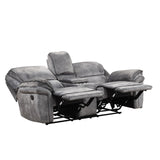 Theola Gray Sofa & Loveseat & Chair by Furniture of America at Eve Furniture