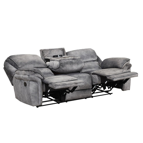 Theola Gray Sofa & Loveseat & Chair by Furniture of America at Eve Furniture