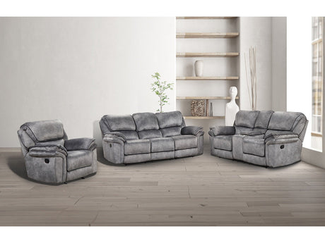 Theola Gray Sofa & Loveseat & Chair by Furniture of America at Eve Furniture