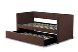 Therese Chocolate Daybed with Trundle by Homelegance at Eve Furniture
