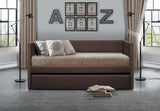 Therese Chocolate Daybed with Trundle by Homelegance at Eve Furniture