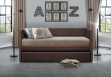 Therese Chocolate Daybed with Trundle by Homelegance at Eve Furniture