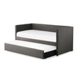 Therese Gray Daybed with Trundle by Homelegance at Eve Furniture