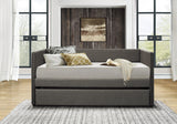 Therese Gray Daybed with Trundle by Homelegance at Eve Furniture