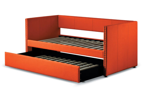 Therese Orange Daybed with Trundle by Homelegance at Eve Furniture